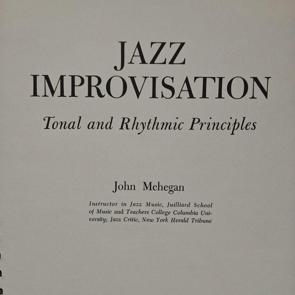 1959 Jazz Improvization John Mehegan Vintage Signed Autographed